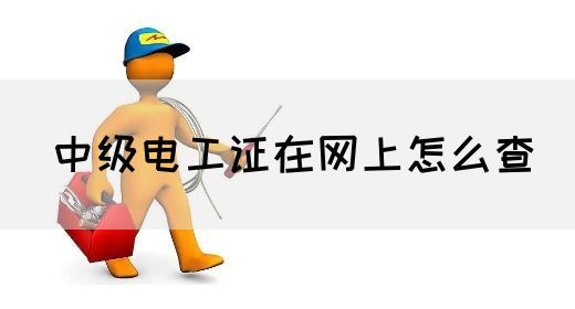 中级电工证在网上怎么查(图1)
