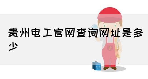 贵州电工官网查询网址是多少