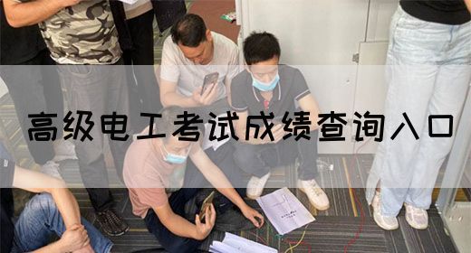 高级电工考试成绩查询入口