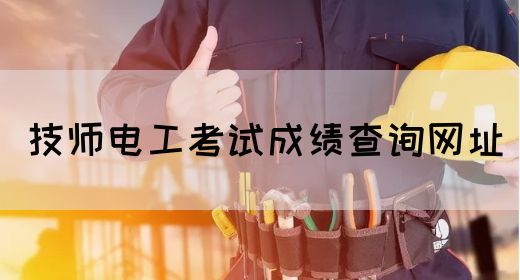 技师电工考试成绩查询网址