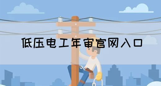 低压电工年审官网入口