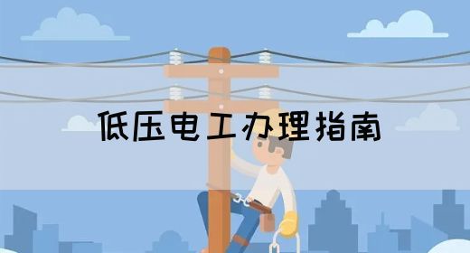 低压电工办理指南