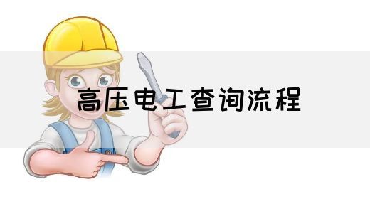 高压电工查询流程