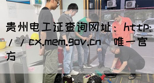 贵州电工证查询网址：http://cx.mem.gov.cn（唯一官方）